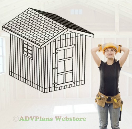 10x8 gable roof utility - roof,